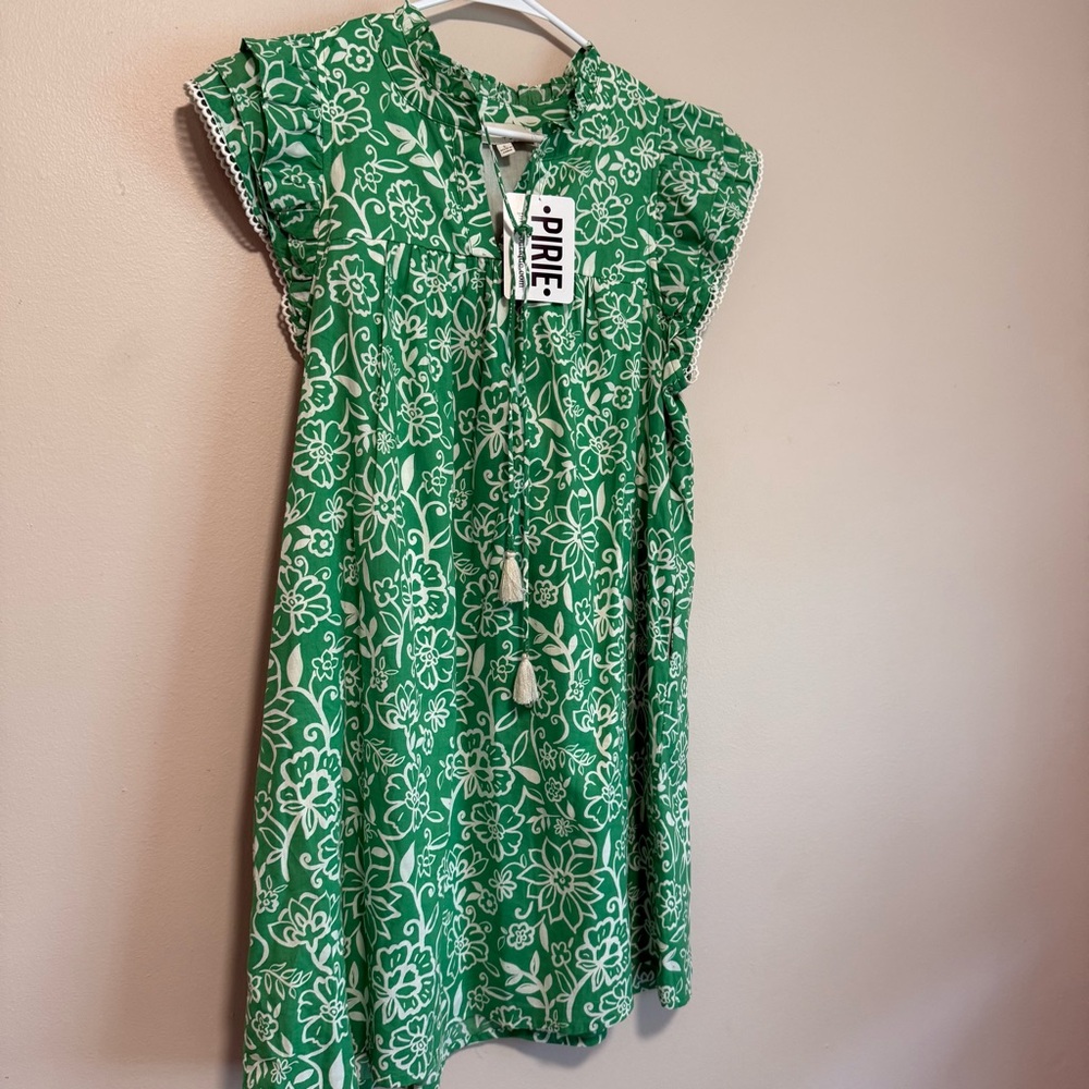Pinch Green & White Floral Dress